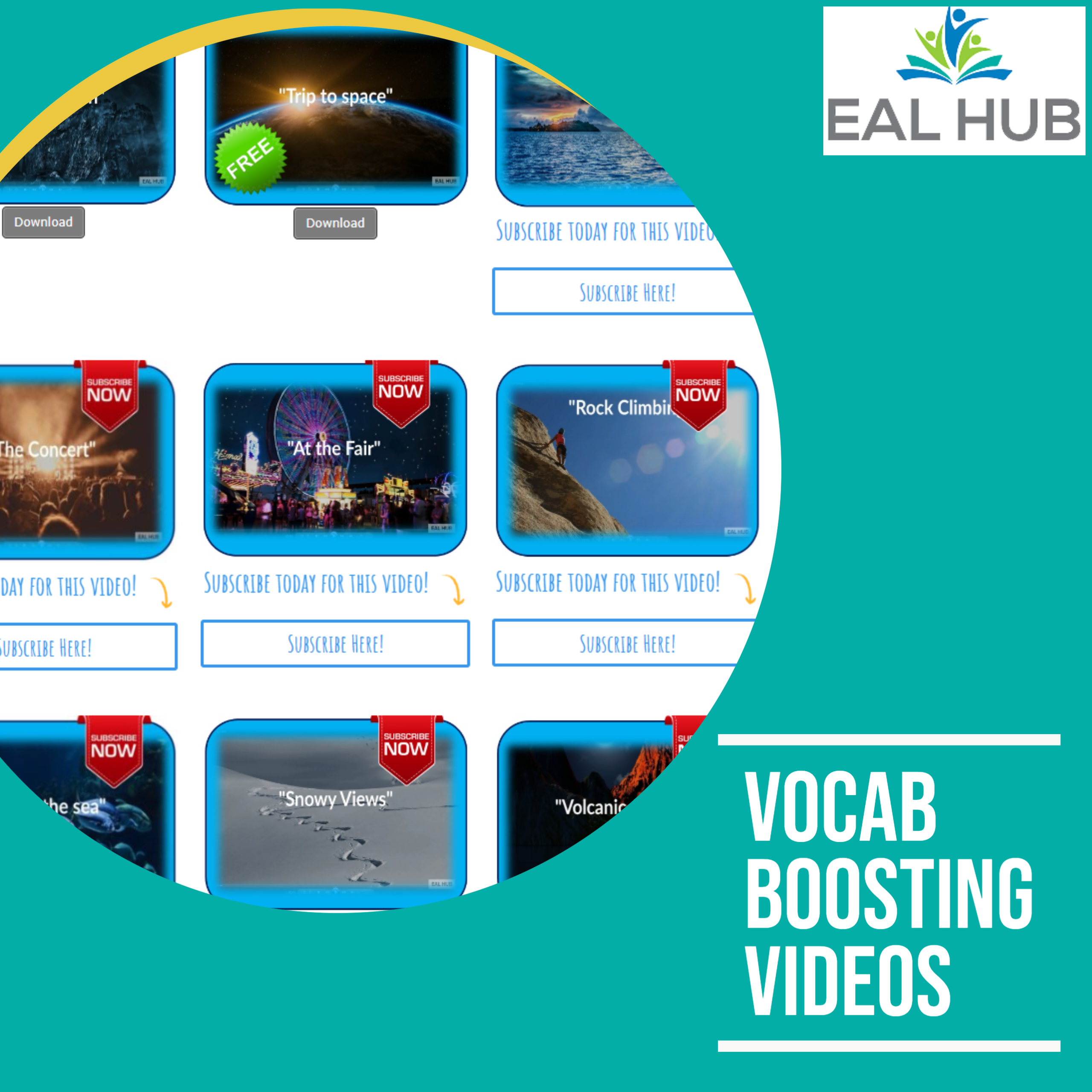 Vocab Boosting Videos